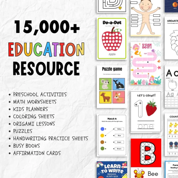 Kids Learning Printable Bundle