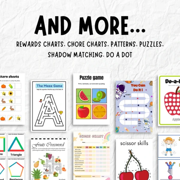 Ultimate Kids Learning Printable Bundle - Image 7