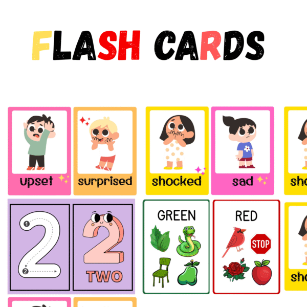 Ultimate Educational Flashcards Bundle for Toddlers